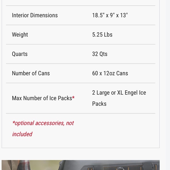 Engel soft sided cooler - Picture 5 of 5
